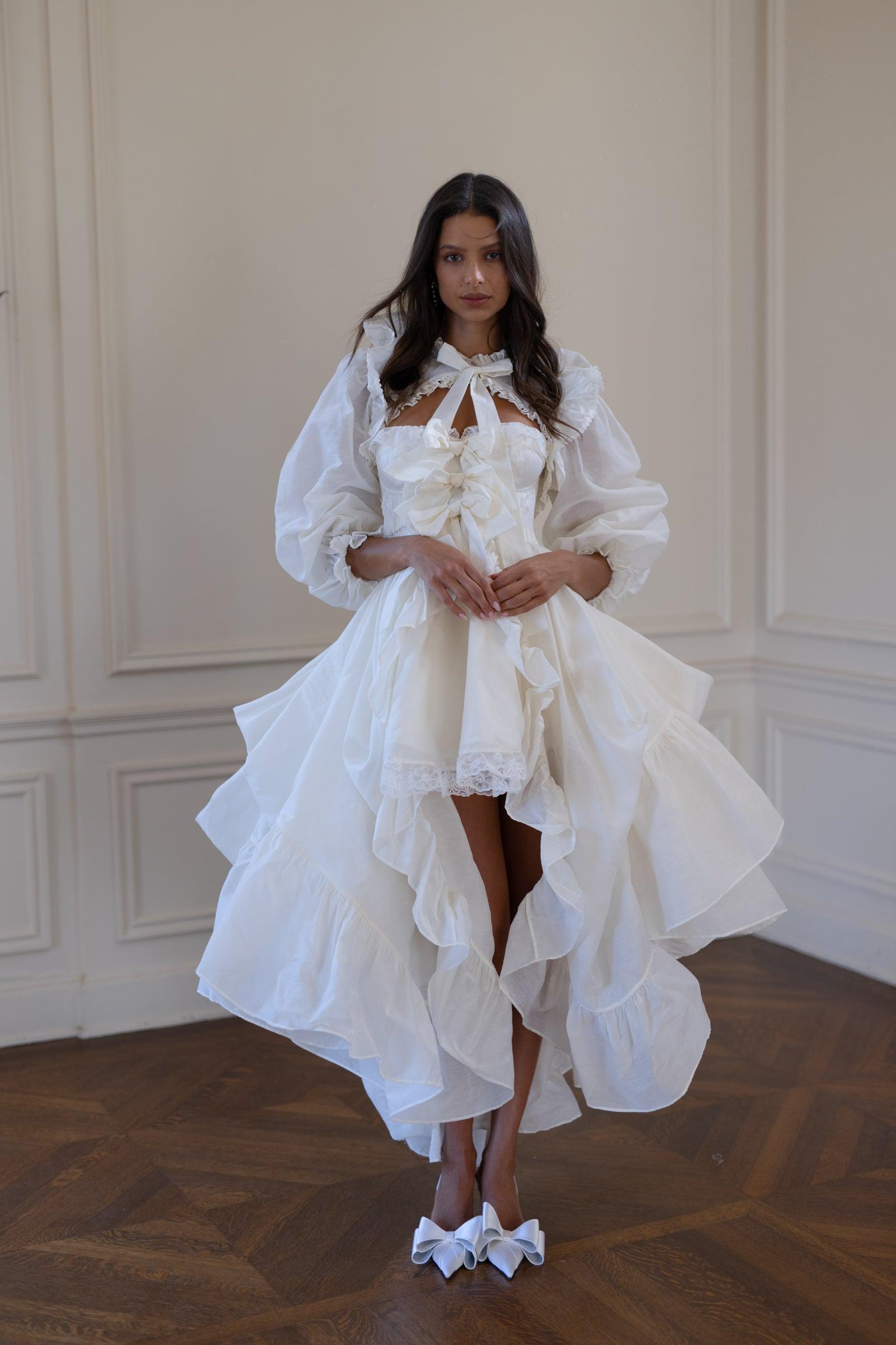 The Ivory Organdy Cake Shop Dress Product Image