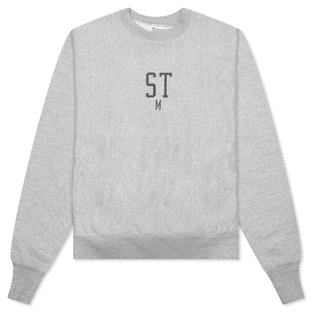 STM Crew Sweater - Grey Male Product Image