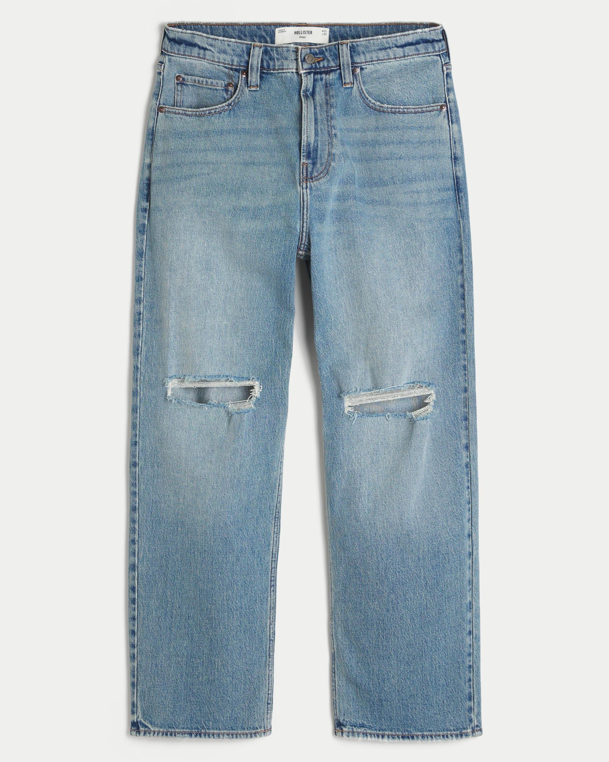 Railroad Stripe Baggy Painter Jeans Product Image