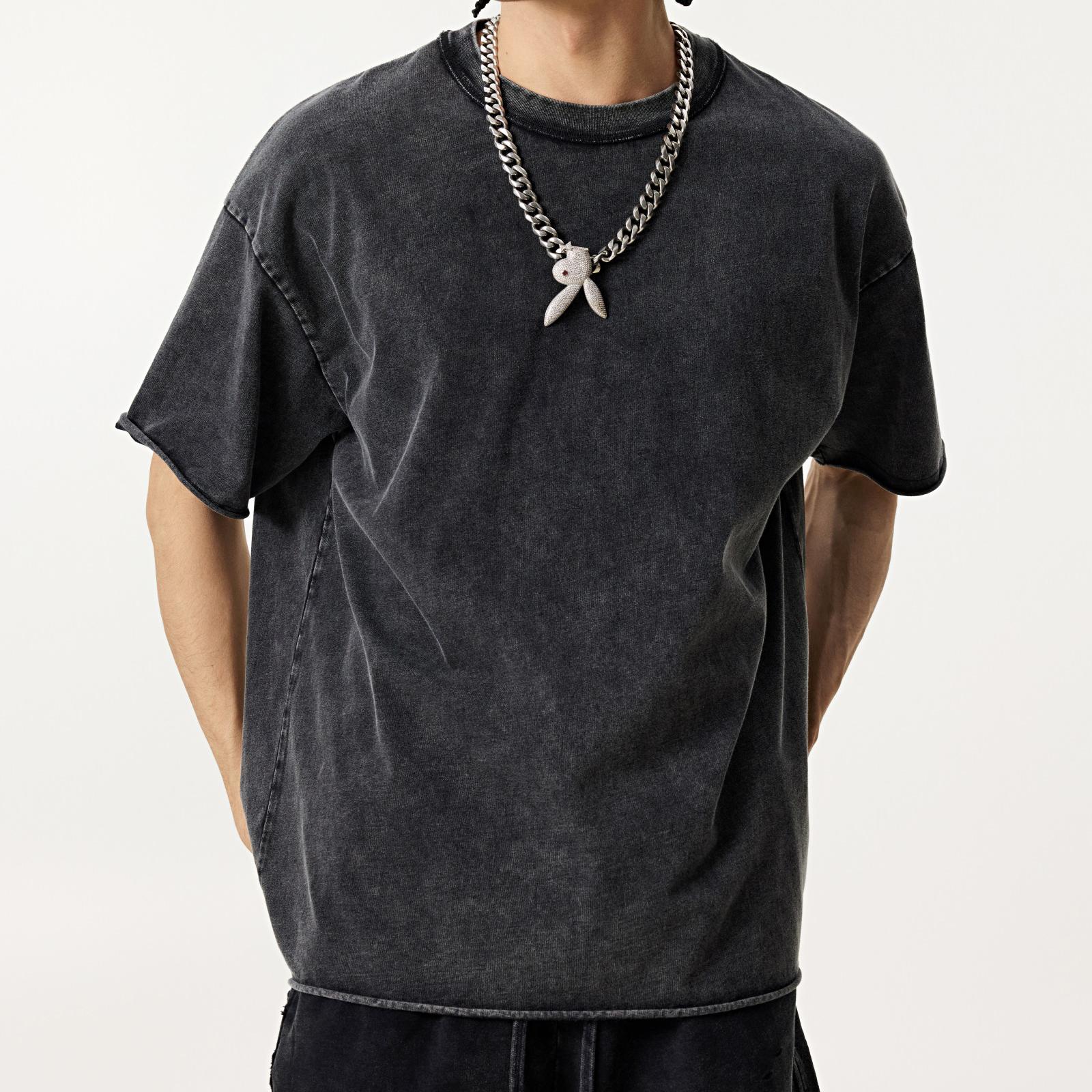 Vintage Curled Washed Tee Product Image