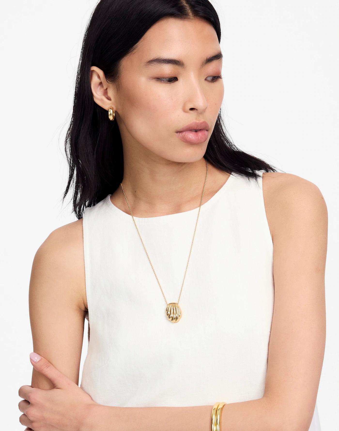 Mini Shift Dress in Linen Product Image