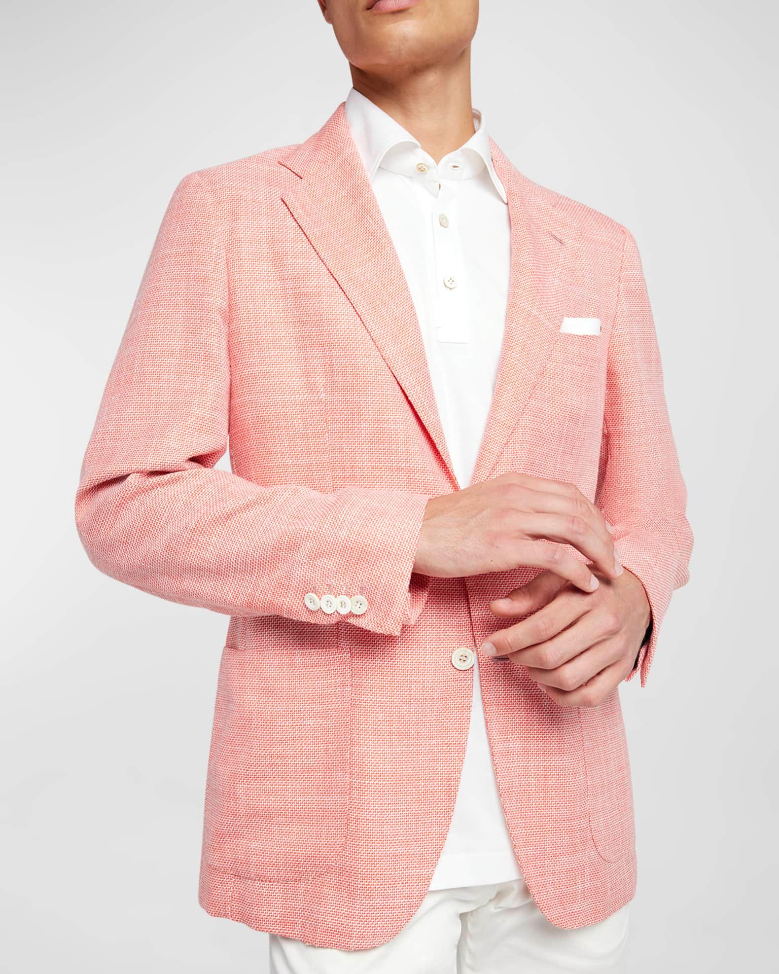 Men's Textured Wool-Blend Blazer Product Image