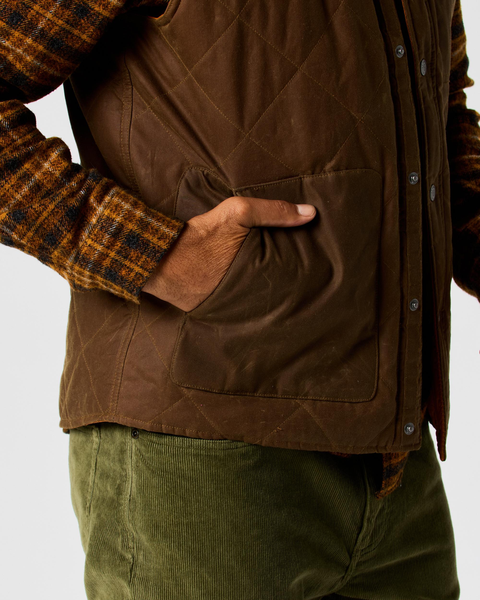 Quilted Waxed Vest Product Image