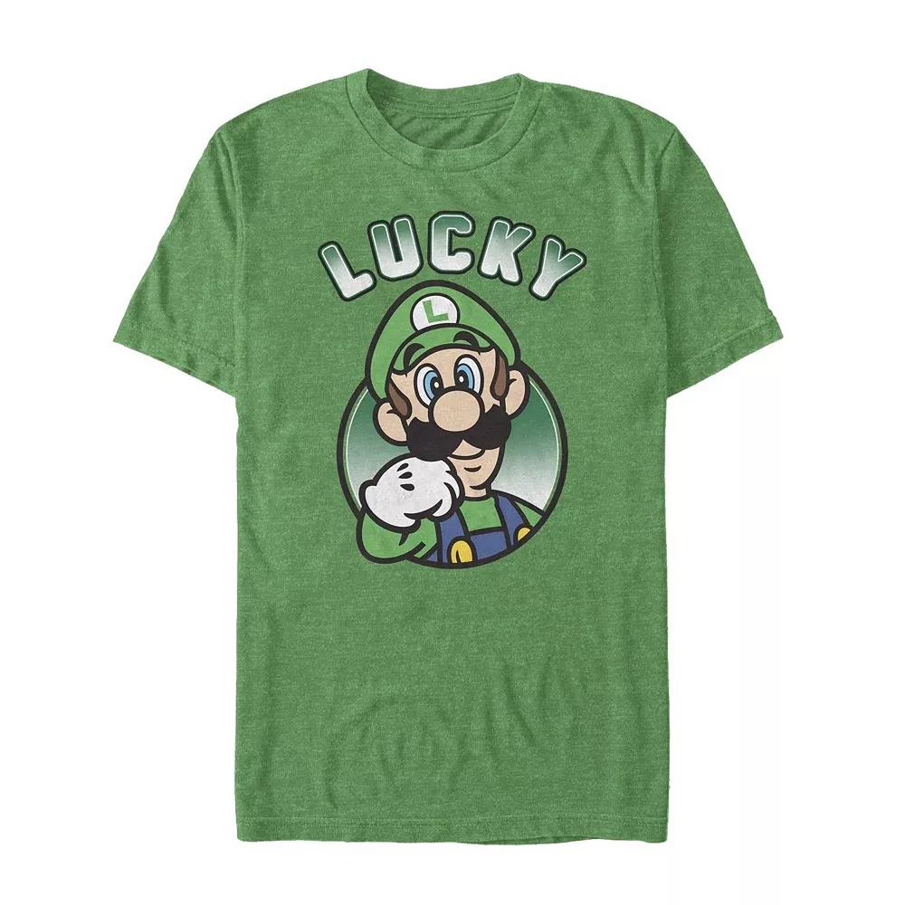 Men's Nintendo Super Mario Bros Luigi Tee,  Product Image