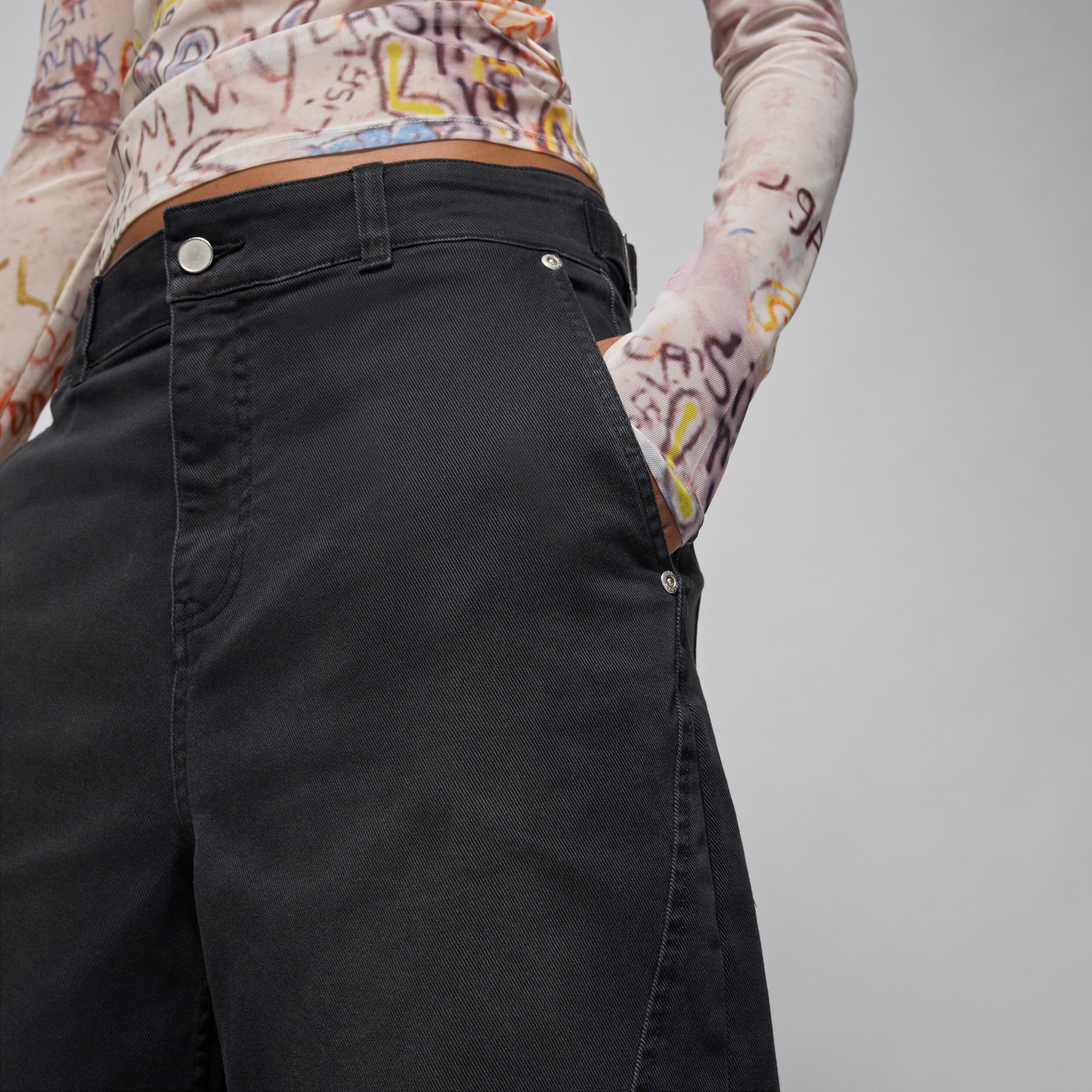 Womens Jordan Flight 91 Wide-Leg Baggy Pants | HQ9193-010 Product Image