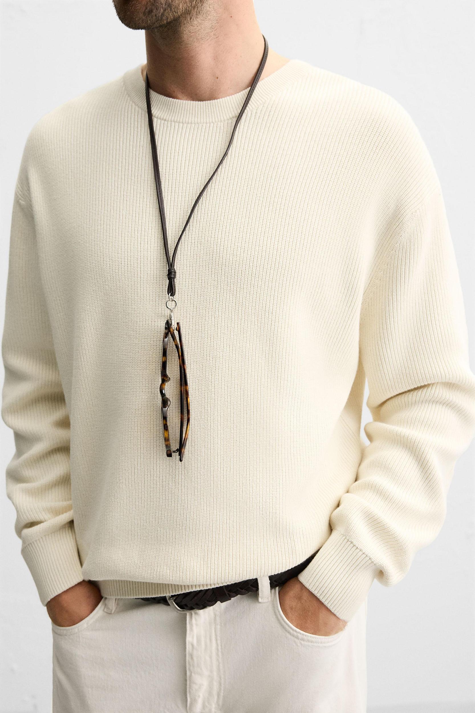 PURL KNIT SWEATER Product Image