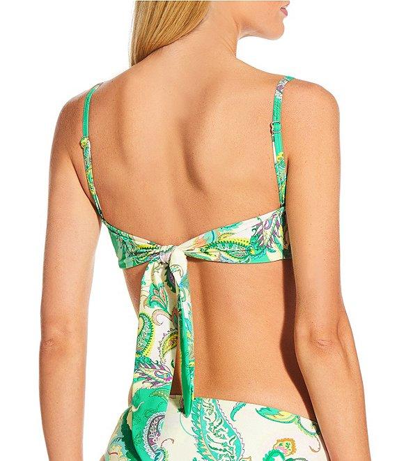 Gianni Bini Paisley Retro Hipster Swim Bottom Product Image
