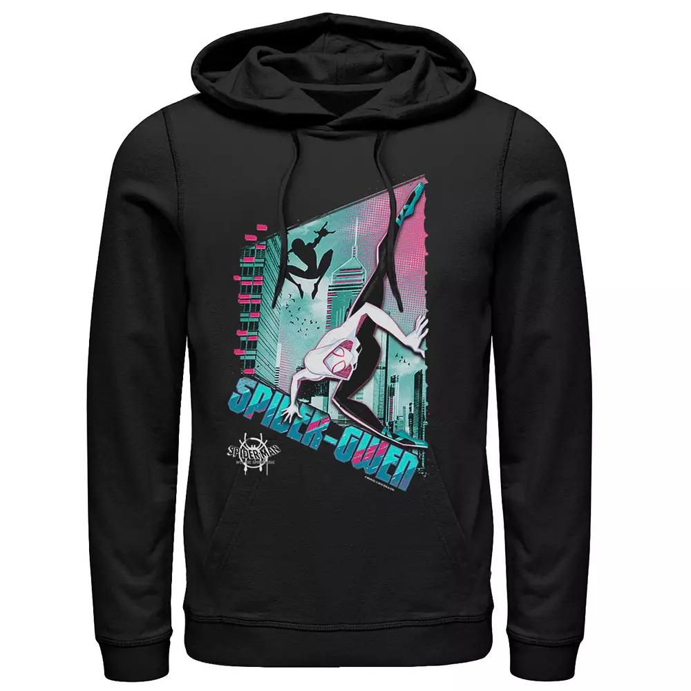 Men's Marvel Spiderverse Spider-Gwen City Pose Graphic Hoodie,  Product Image