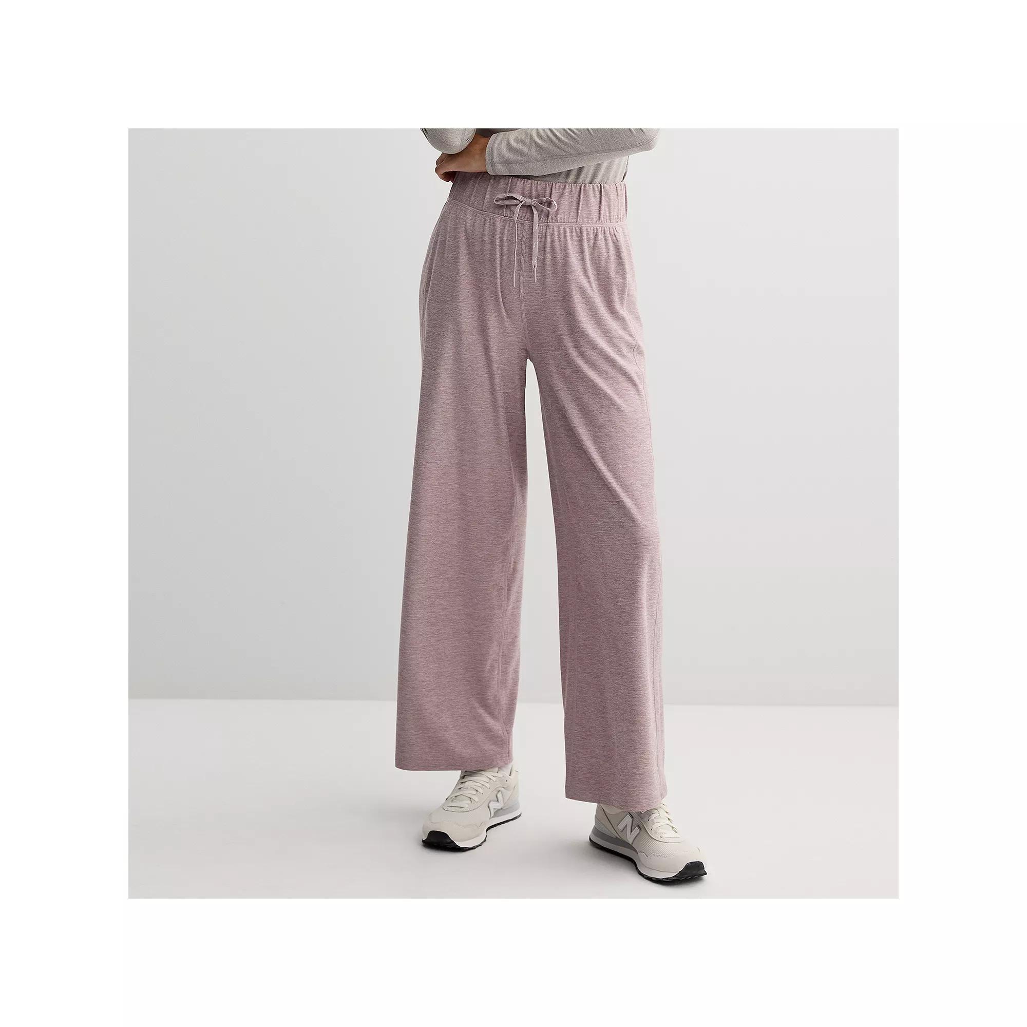 Women's FLX High-Rise Wander Wide Leg Pants, Size: XL Long, Pale Purple Product Image