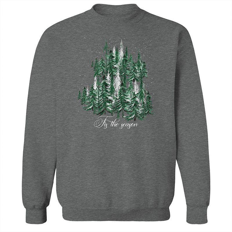 Men's Tis The Season Graphic Fleece Sweatshirt, Adult Unisex,  Product Image