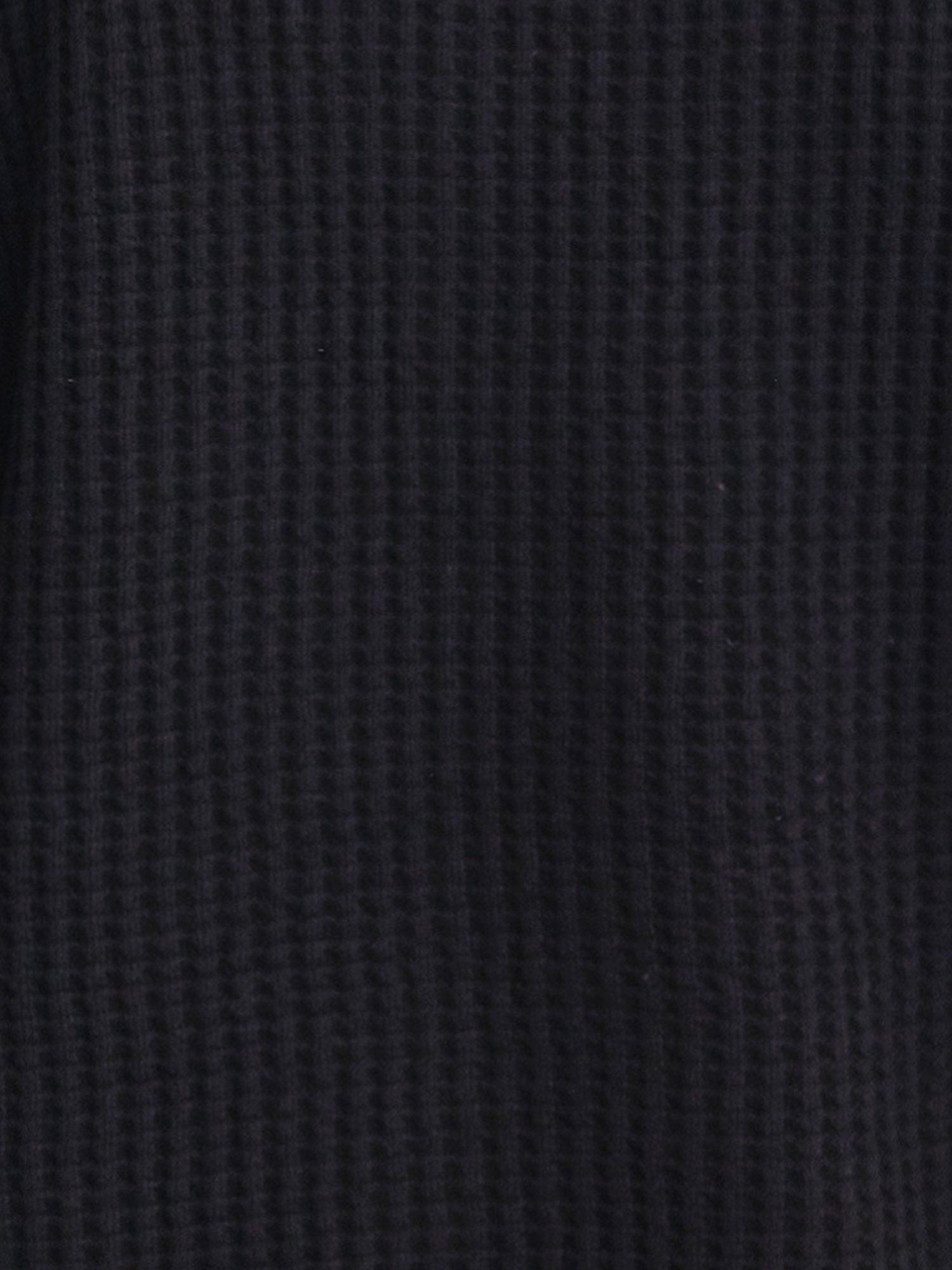 Organic Waffle Collared Half-Zip Sweatshirt Female Product Image