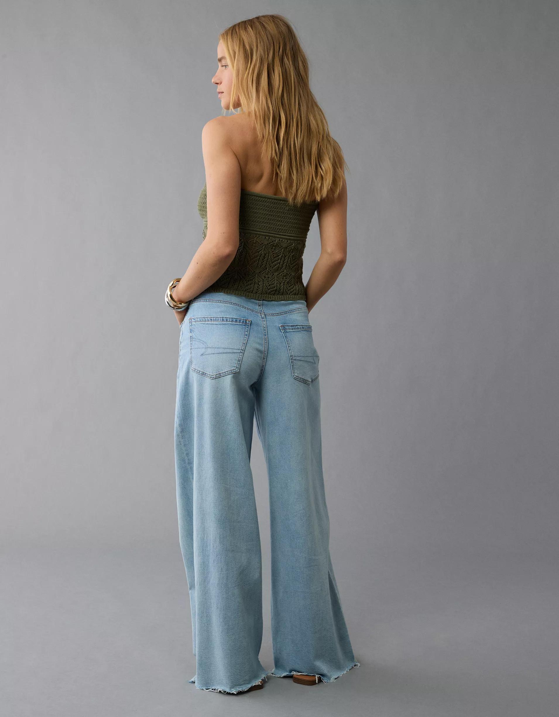 AE Cropped Crochet Tube Top Product Image