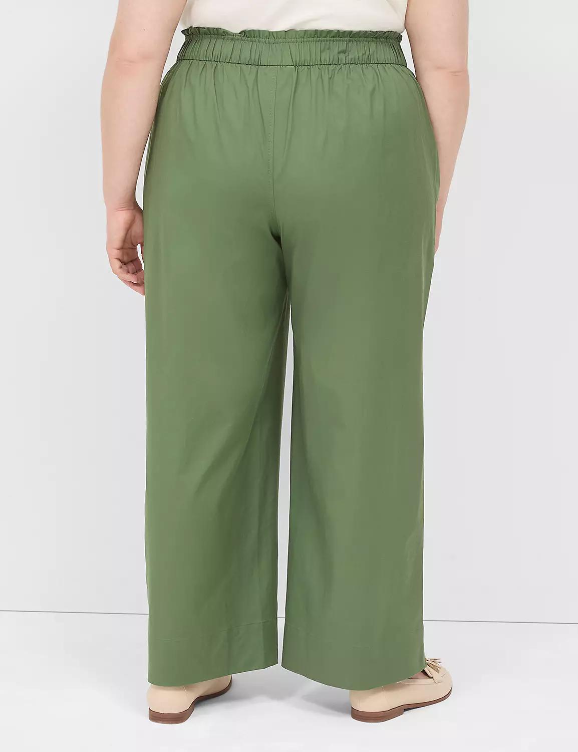 Pull-On Wide Leg Soft Pants Product Image