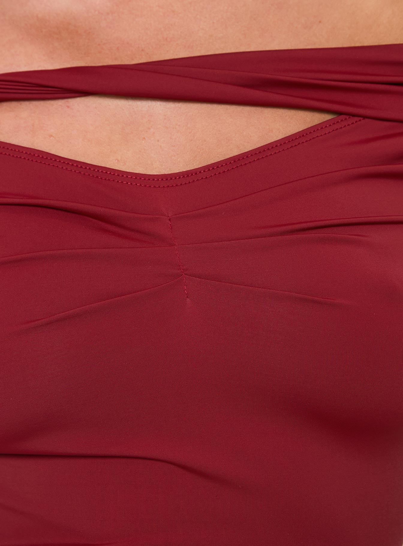 Kressida Off The Shoulder Top Red Product Image