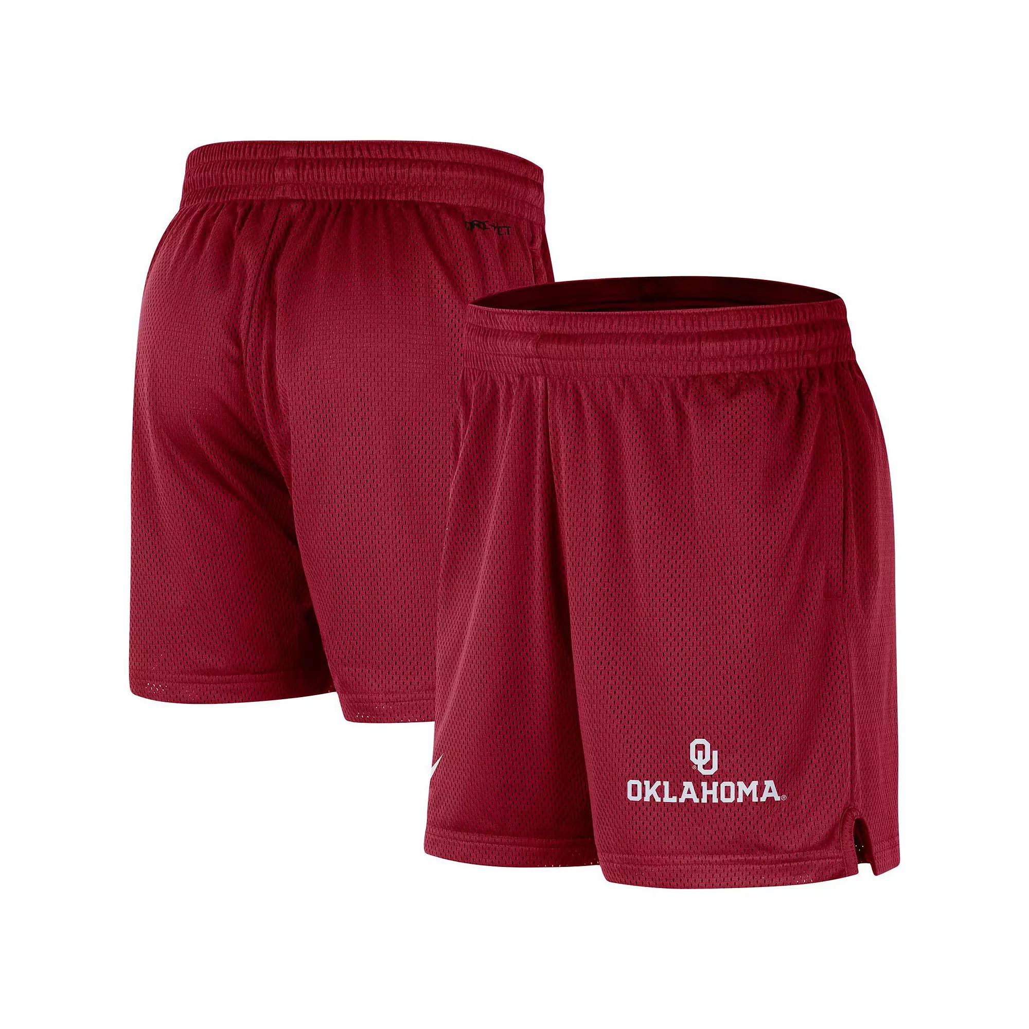 Men's Nike Crimson Oklahoma Sooners Mesh Performance Shorts,  Product Image