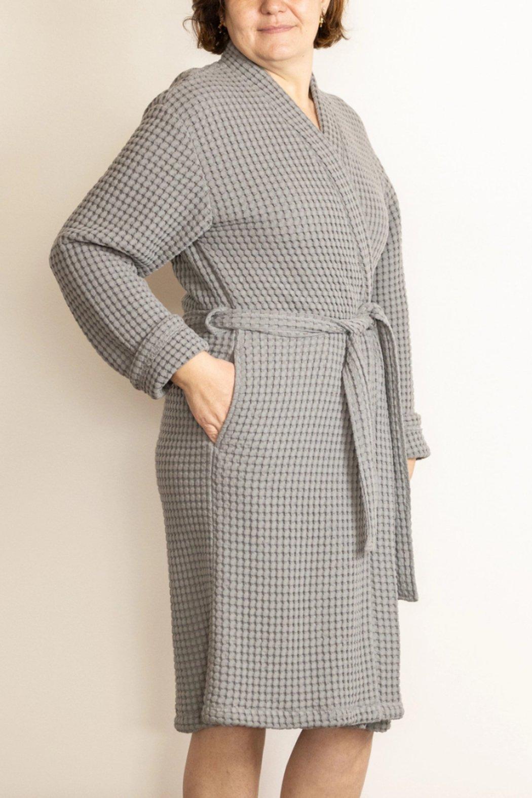 Turkish Cotton Waffle Robe Product Image