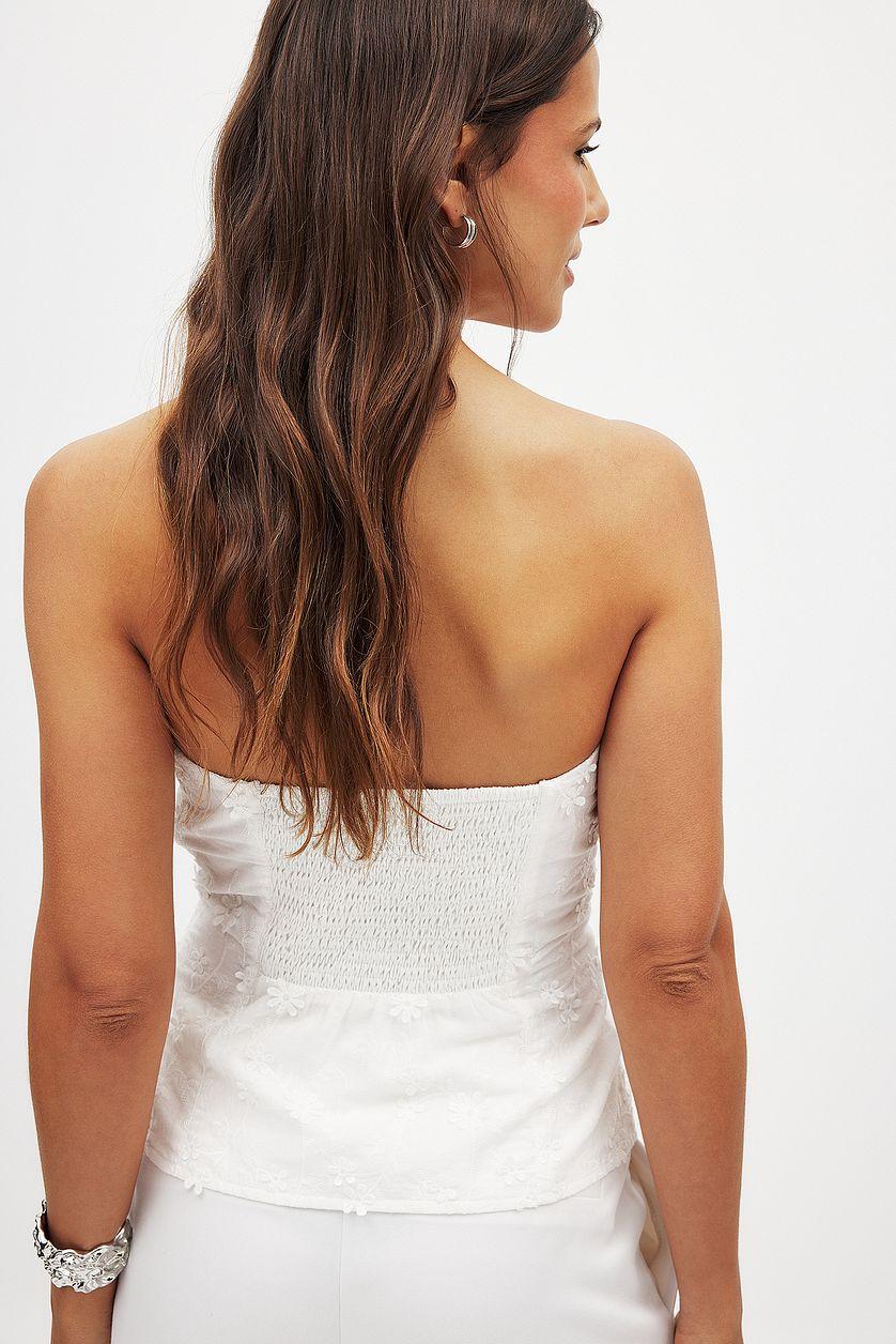 Embroidered Bandeau Top Product Image