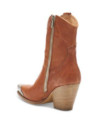 Women's Brayden Western Cap Toe Booties    Product Image