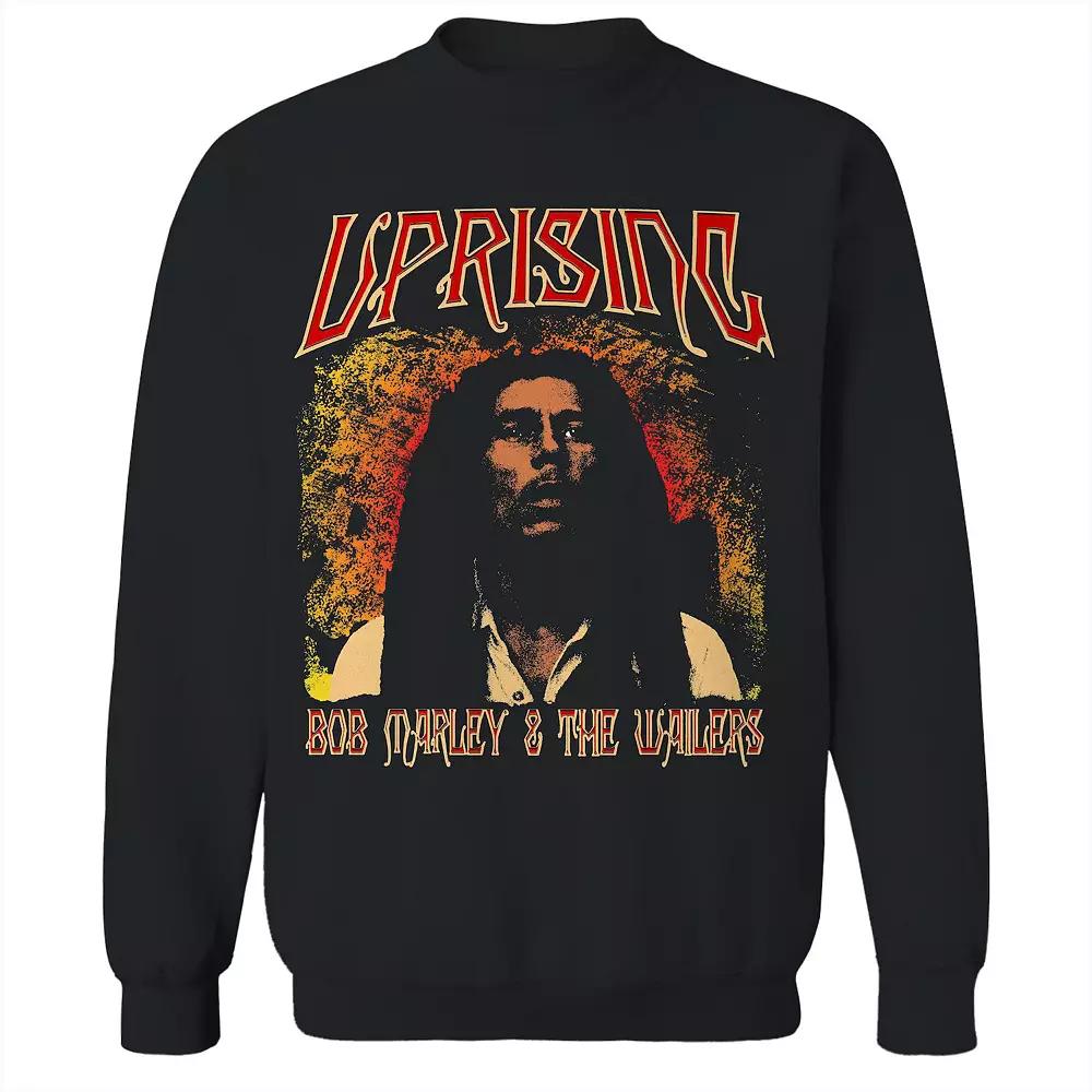 Junior's Bob Marley Uprising Bob Graphic Fleece Sweatshirt, Women's,  Product Image