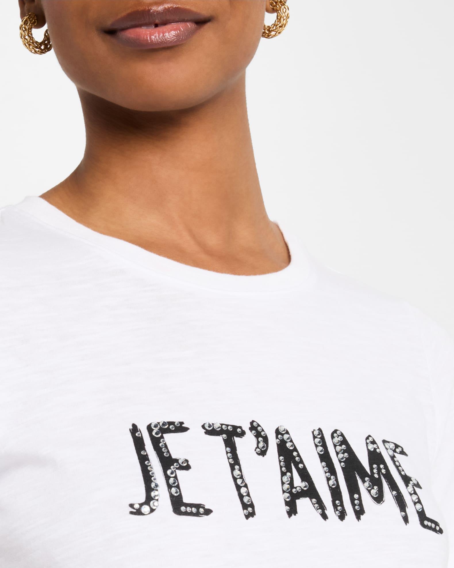 Je Taime Embellished Crewneck Tee Product Image