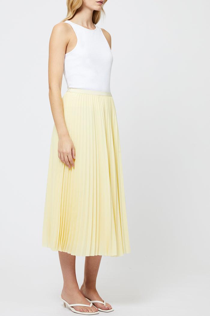 Sunburst Pleat Midi Skirt Product Image
