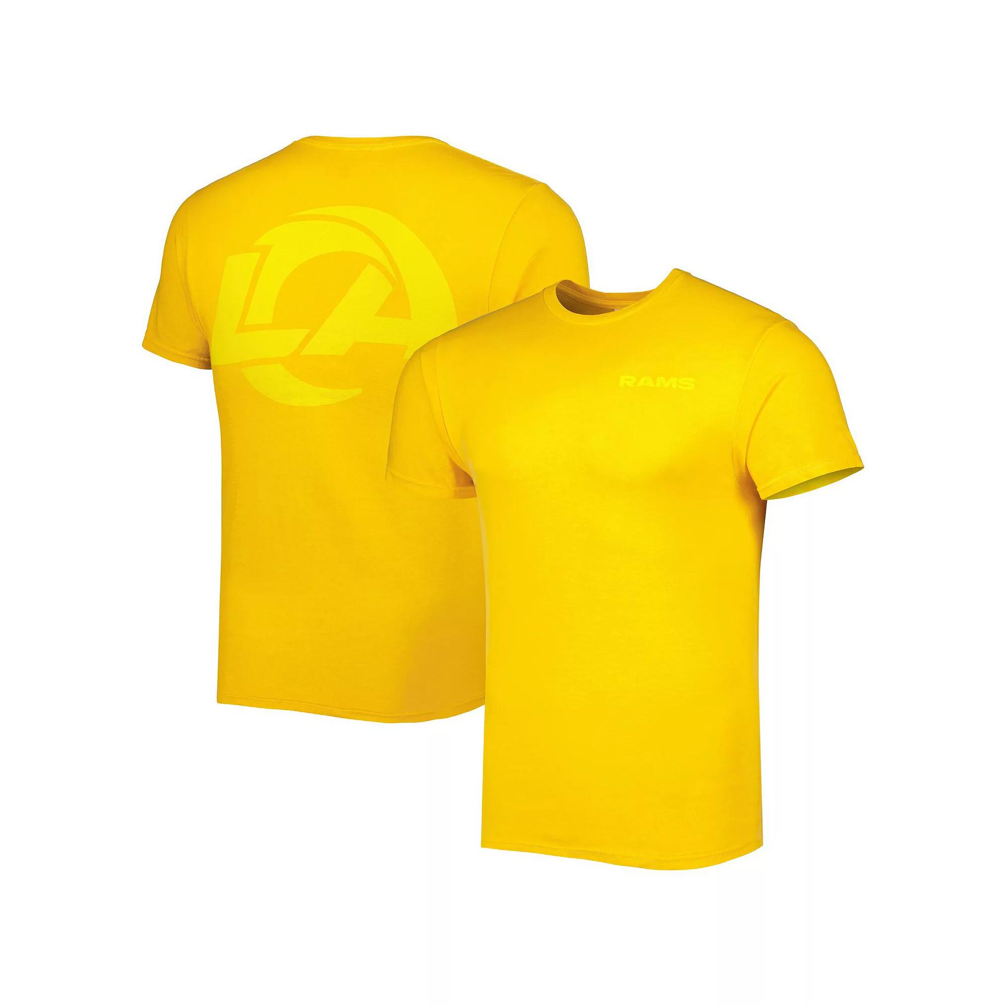 Men's '47 Gold Los Angeles Rams Fast Track Tonal Highlight T-Shirt,  Product Image