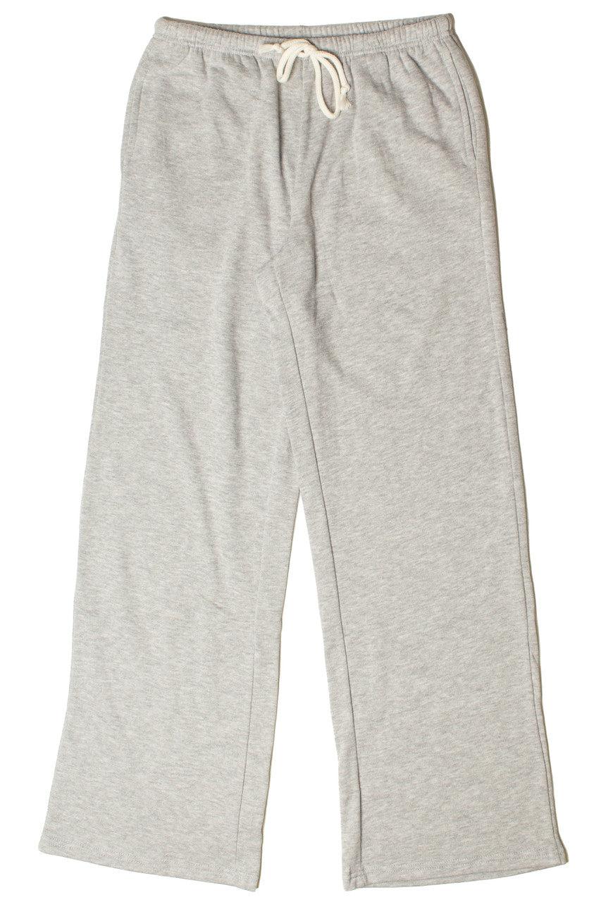 Grey Straight Leg Sweatpants Product Image