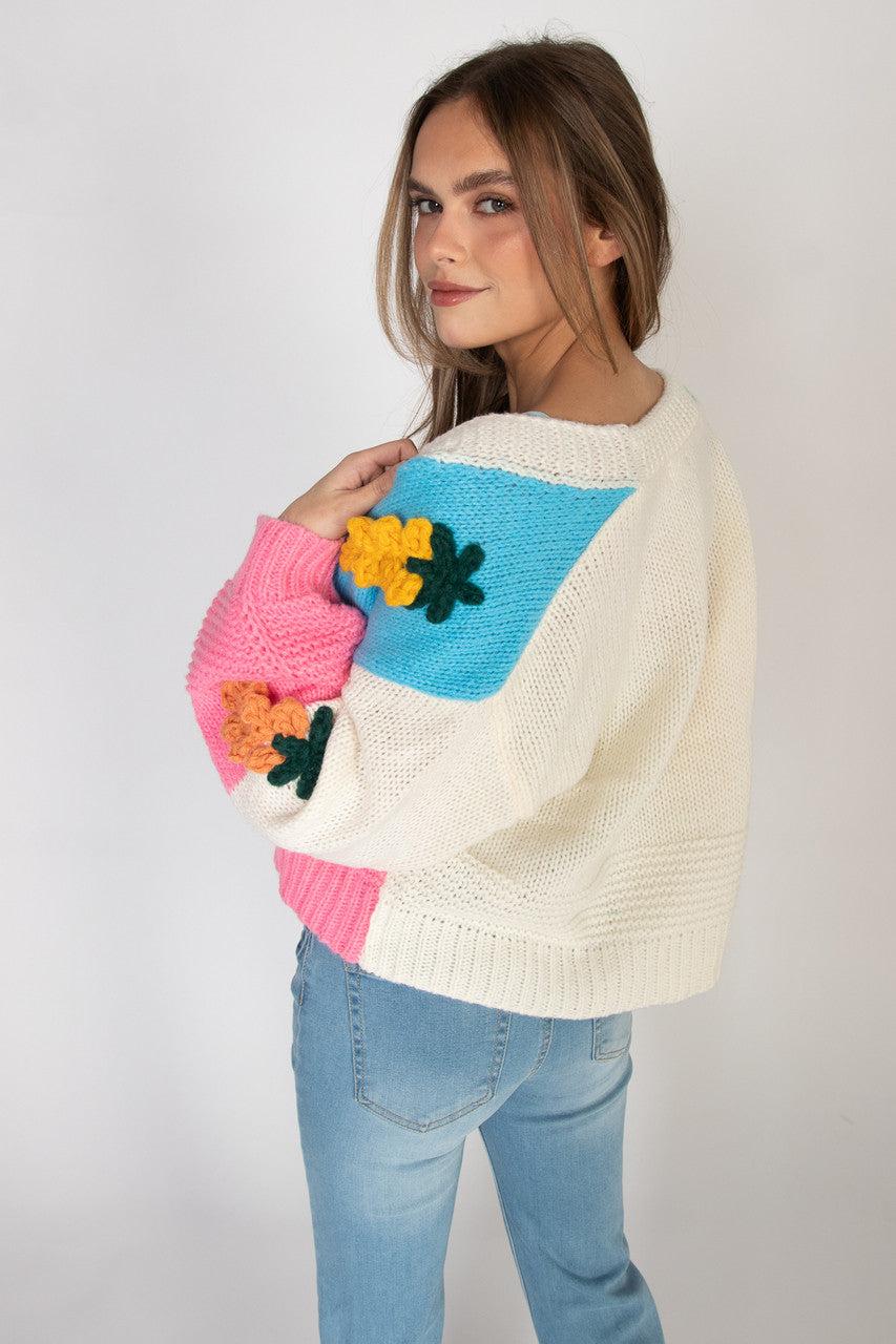 Rainbow Fruit 3D Applique Cardigan Product Image