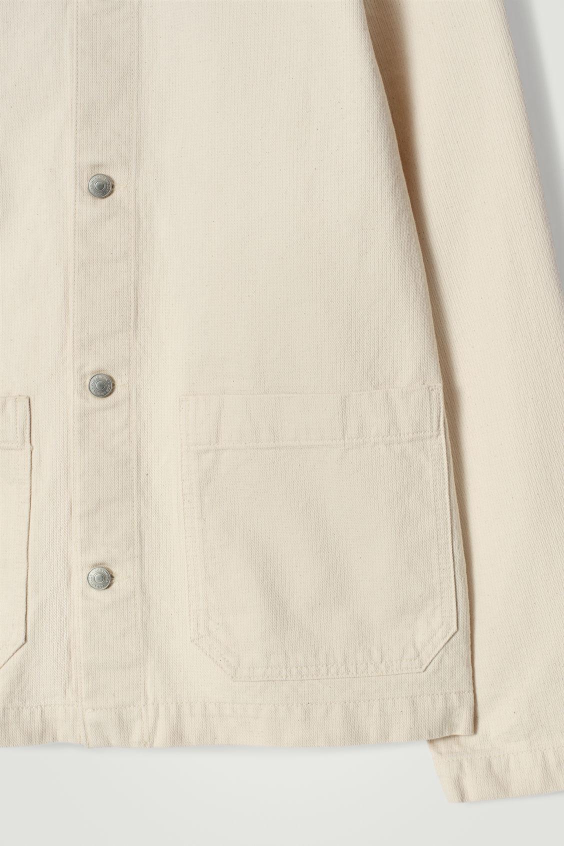 RELAXED CHAINSTITCHED DENIM OVERSHIRT Product Image