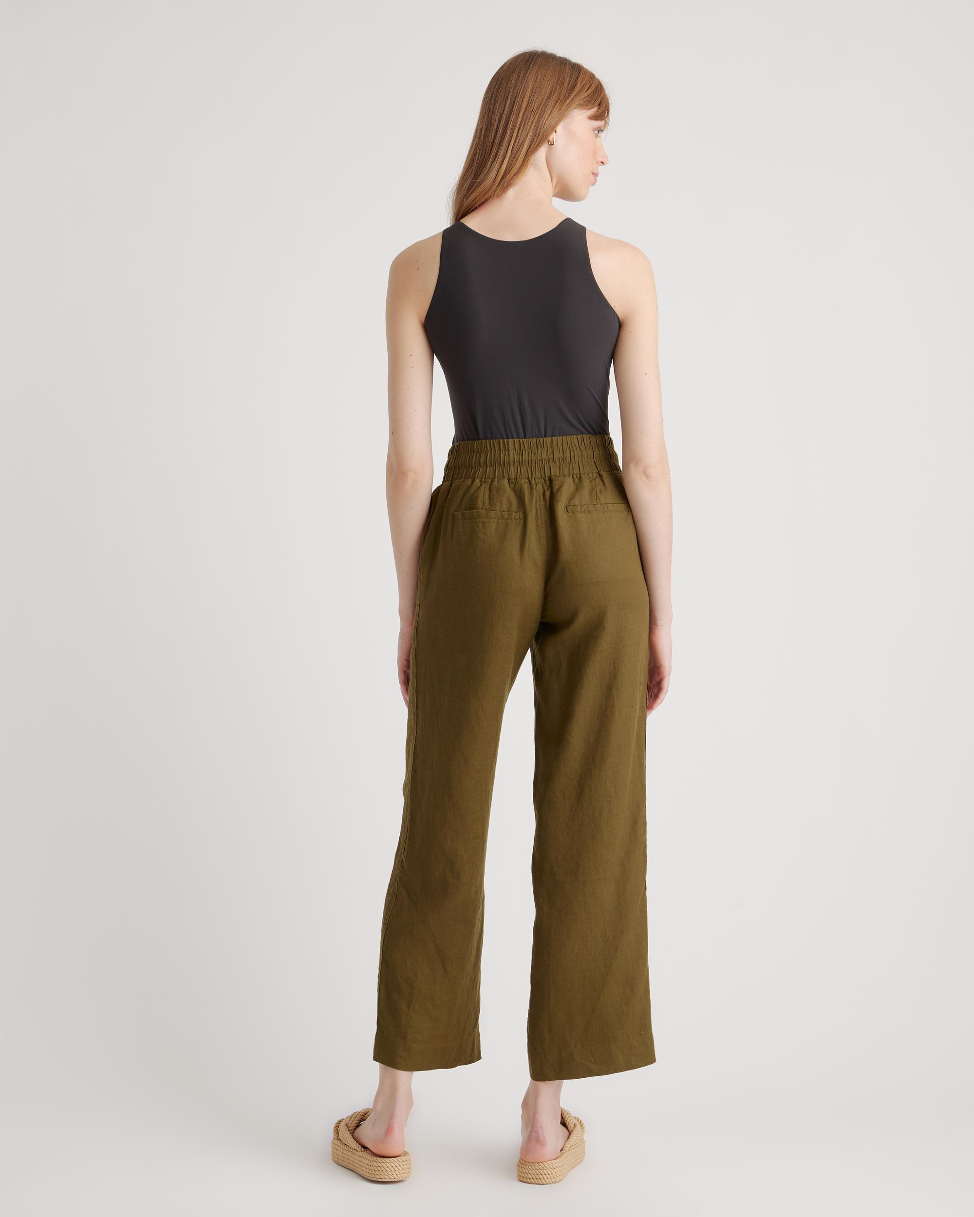 Quince | Women's 100% European Linen Wide Leg Pants Product Image