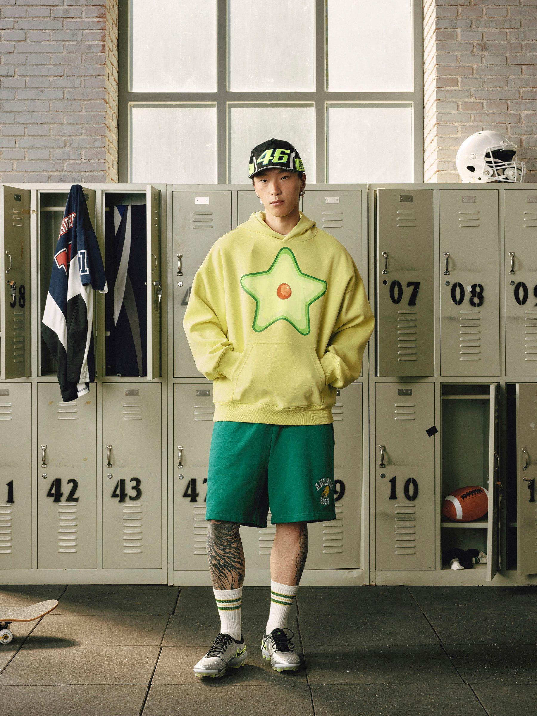 Aelfric Eden Avocado Eden Star Pullover Hoodie Product Image