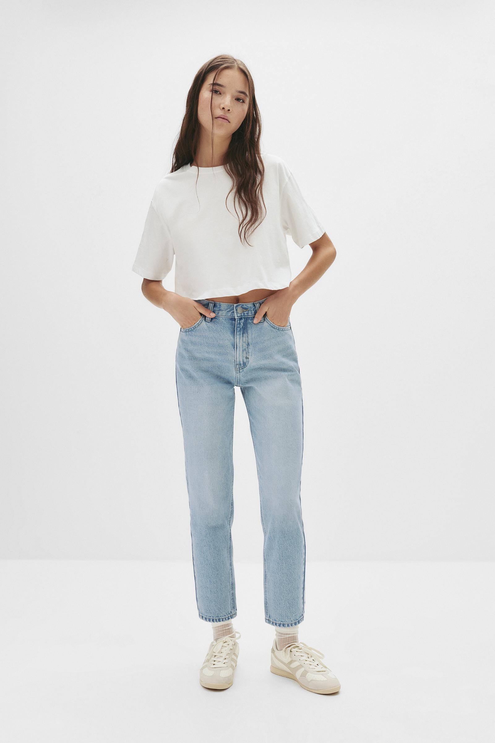 High-waist mom jeans Product Image