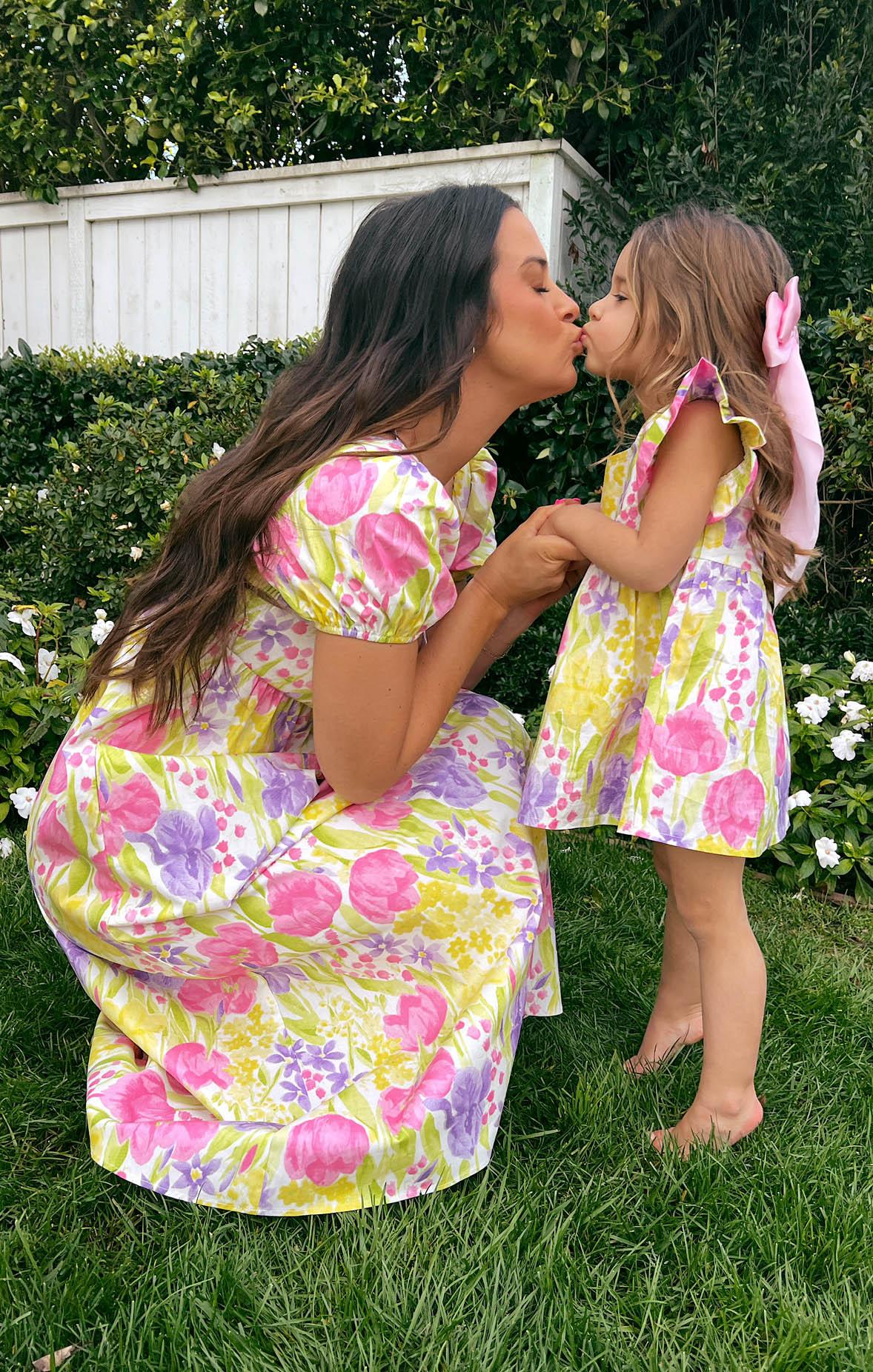 Smitten Midi Dress ~ Blooming Tulips Product Image