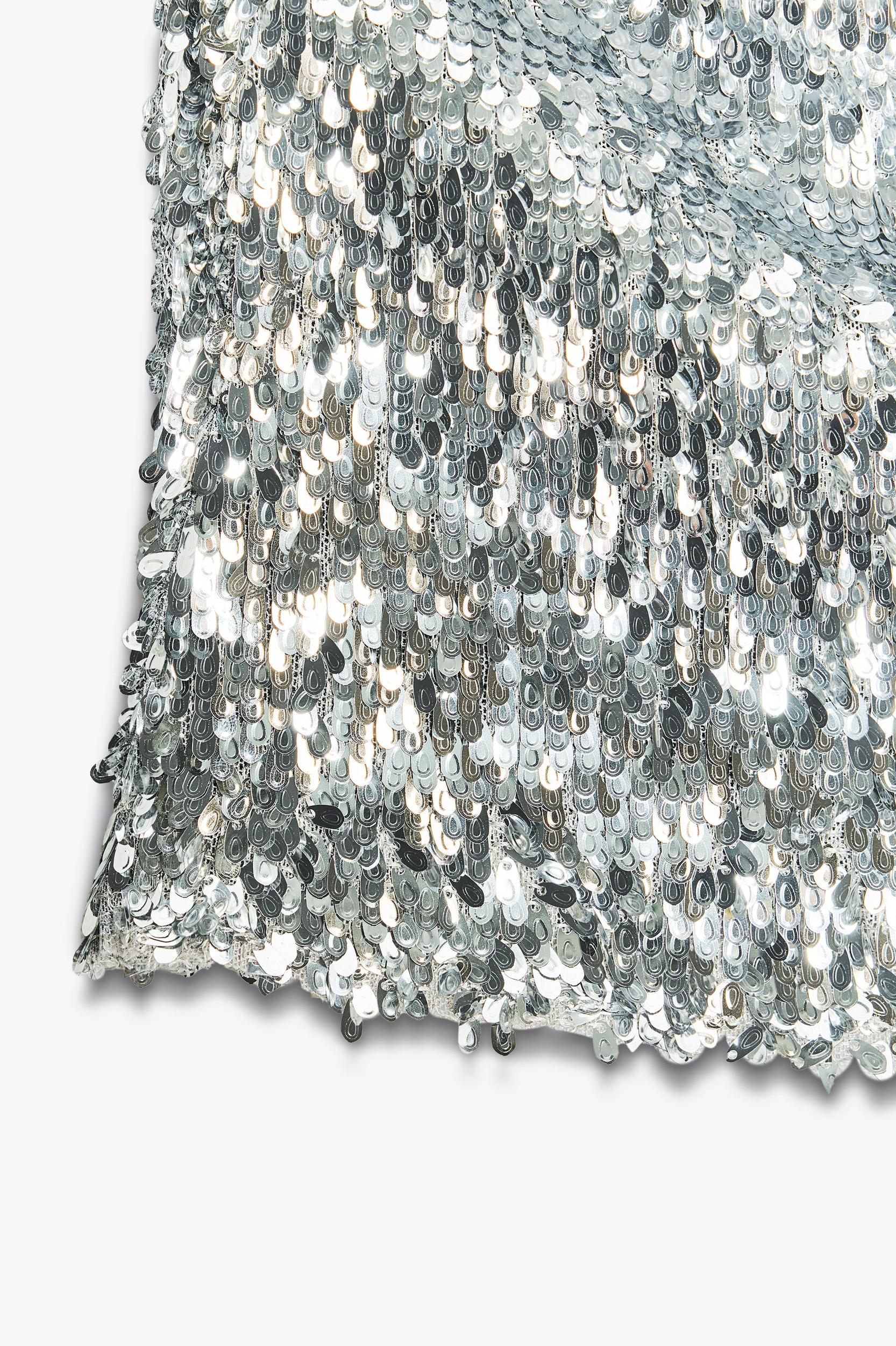 SEQUIN HALTER TOP Product Image