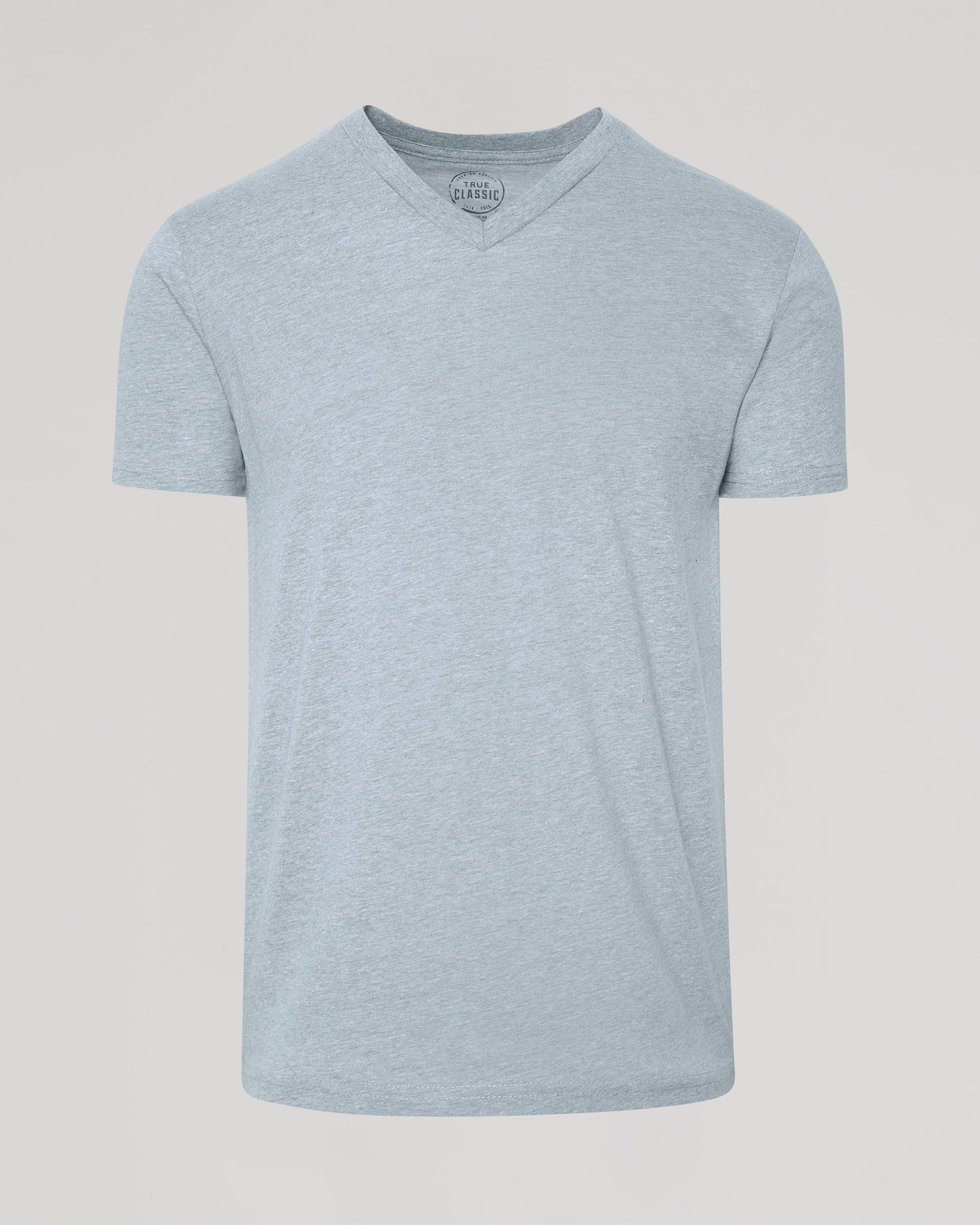 Heather Gray Classic V-Neck Product Image