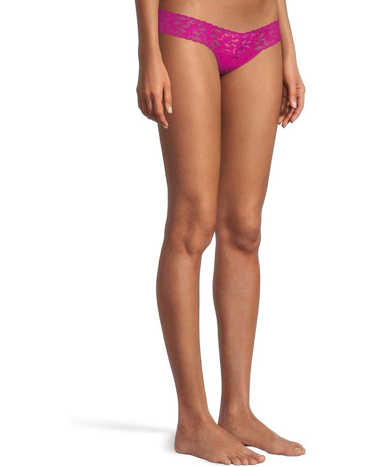 Signature Lace Low Rise Thong 3 Pack Product Image