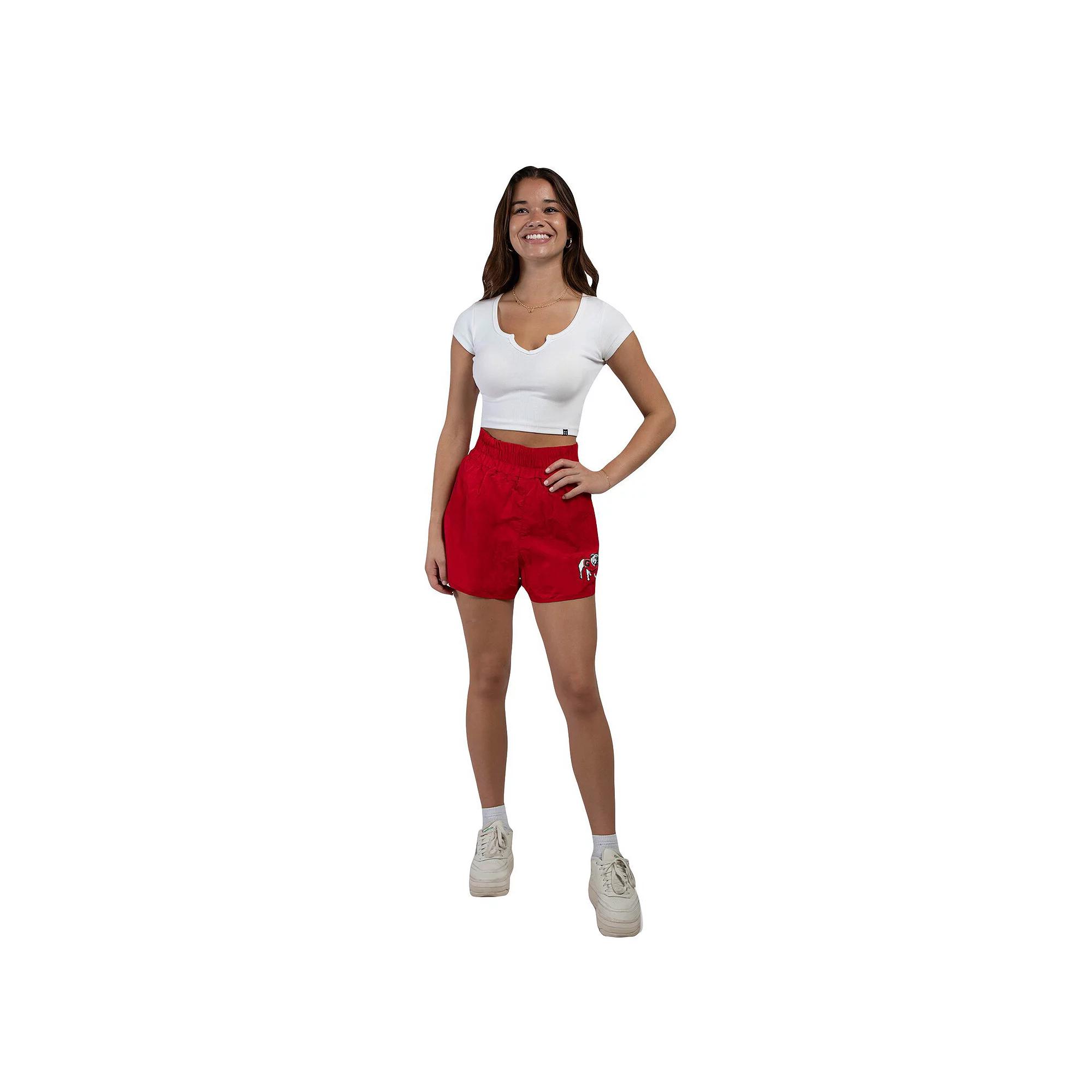 Women's Hype and Vice Red Georgia Bulldogs Boxer Shorts,  Product Image