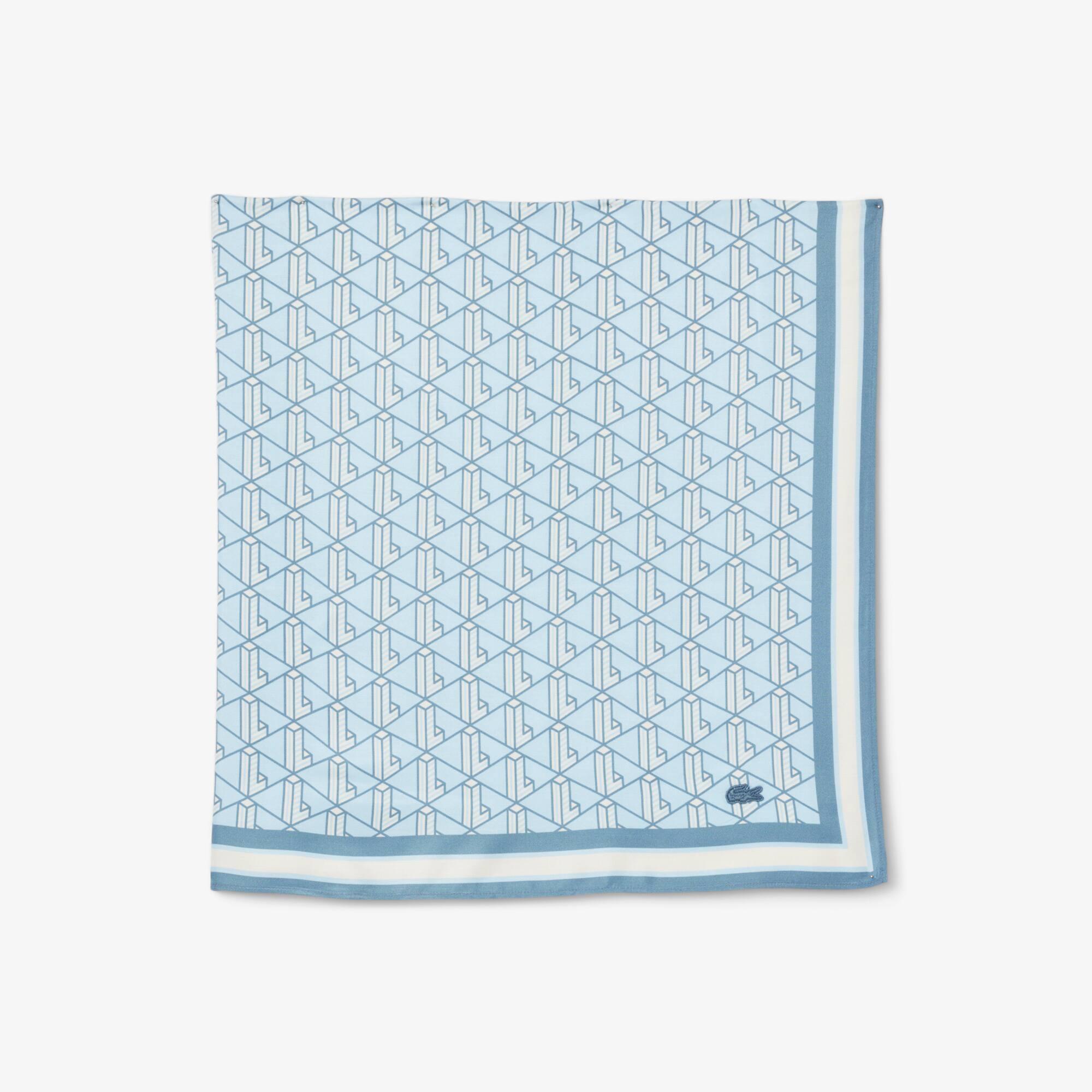 Monogram Print Scarf Product Image