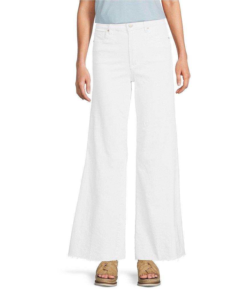 Dear John Fiona High-Rise Wide Leg Raw Hem Jeans Product Image