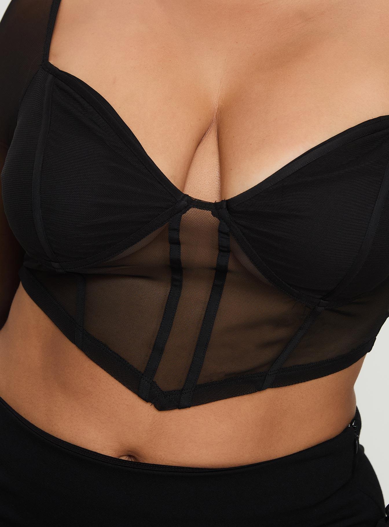 Karley Low Waist Mini Skirt Black Curve Product Image