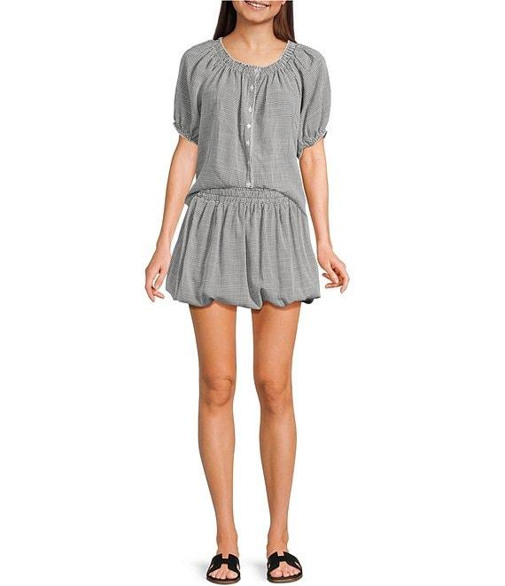 Things Between Bubble Gingham Coordinating Skirt Product Image