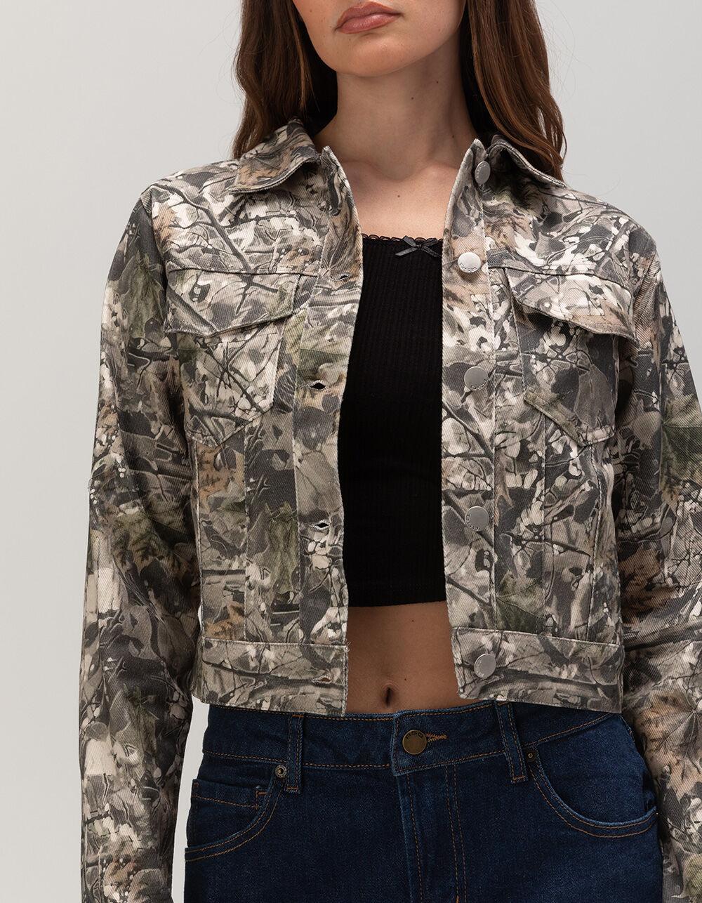 RSQ Womens Camo Trucker Jacket - CAMO Product Image