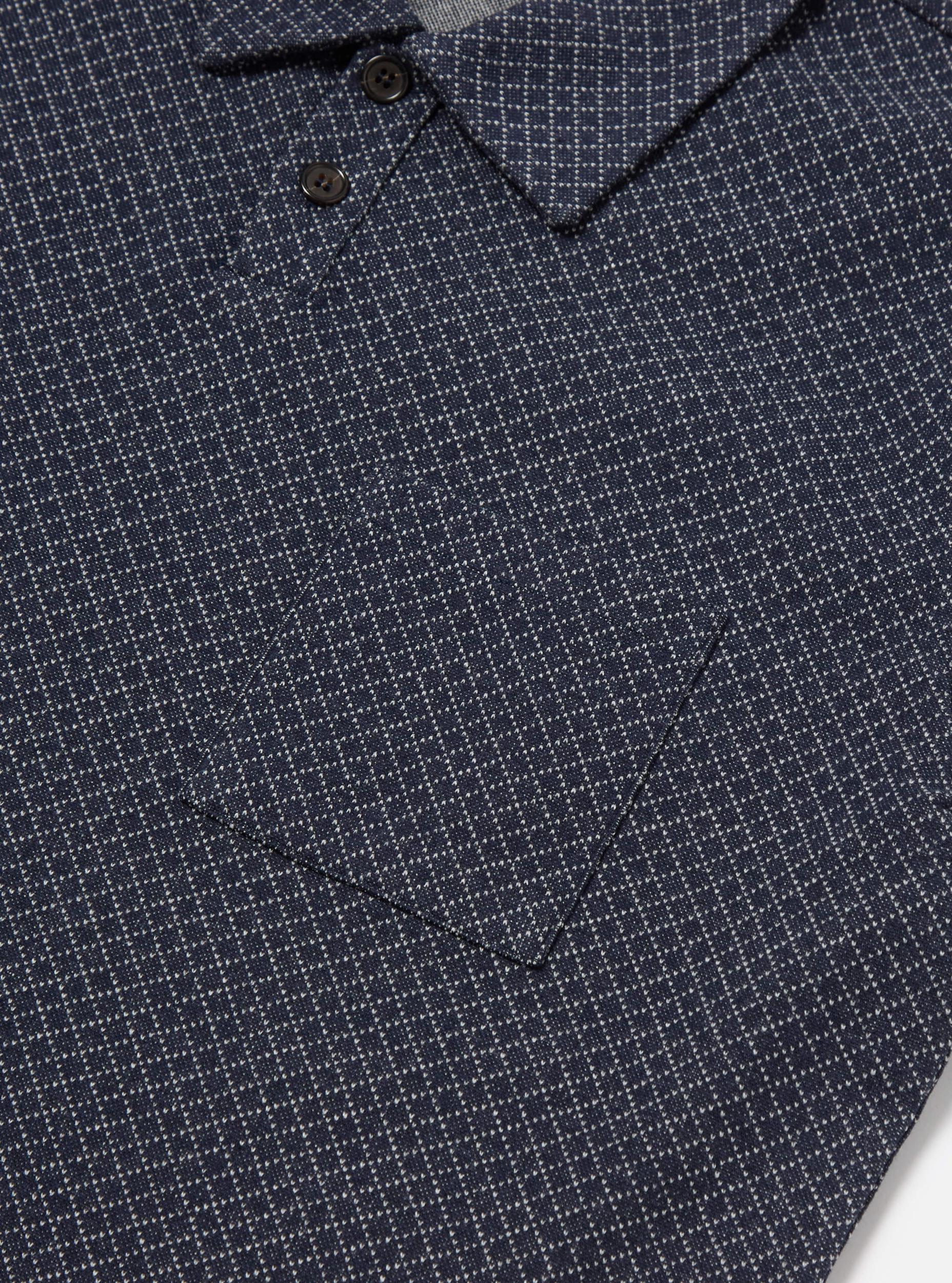 Navy Diamond Jersey Newlyn Polo Product Image