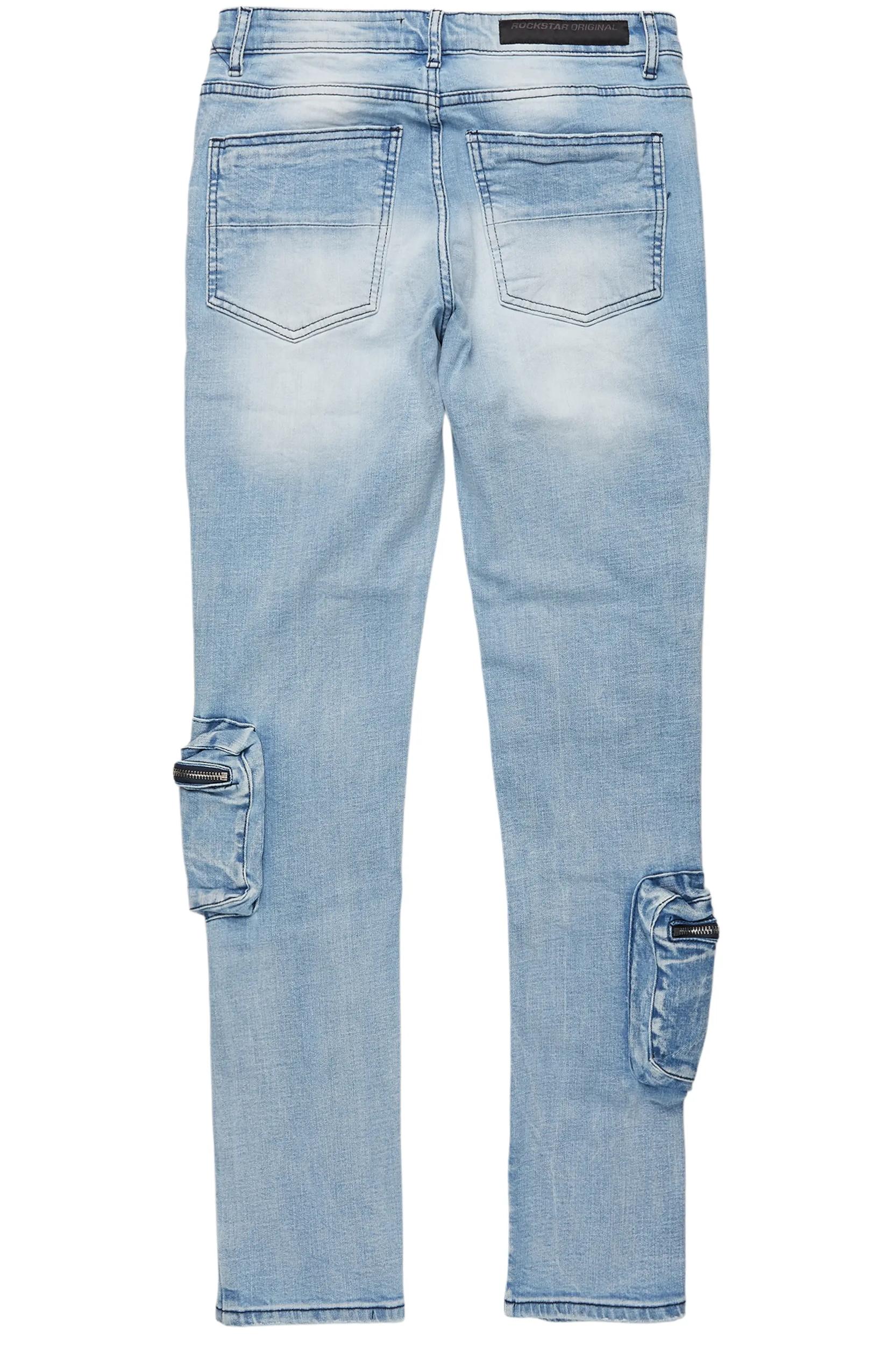 Korol Blue Skinny Fit Jean Male Product Image