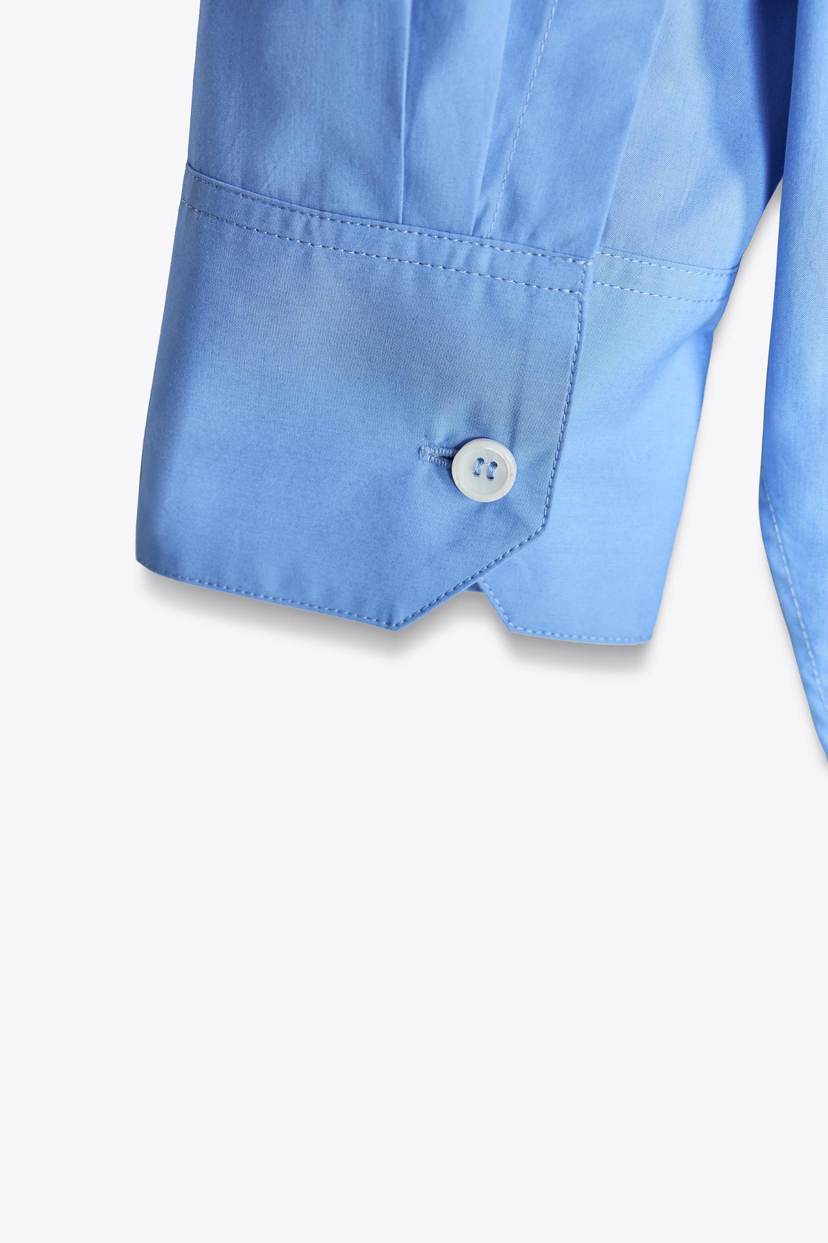 OVERSIZED POPLIN SHIRT ZW COLLECTION Product Image