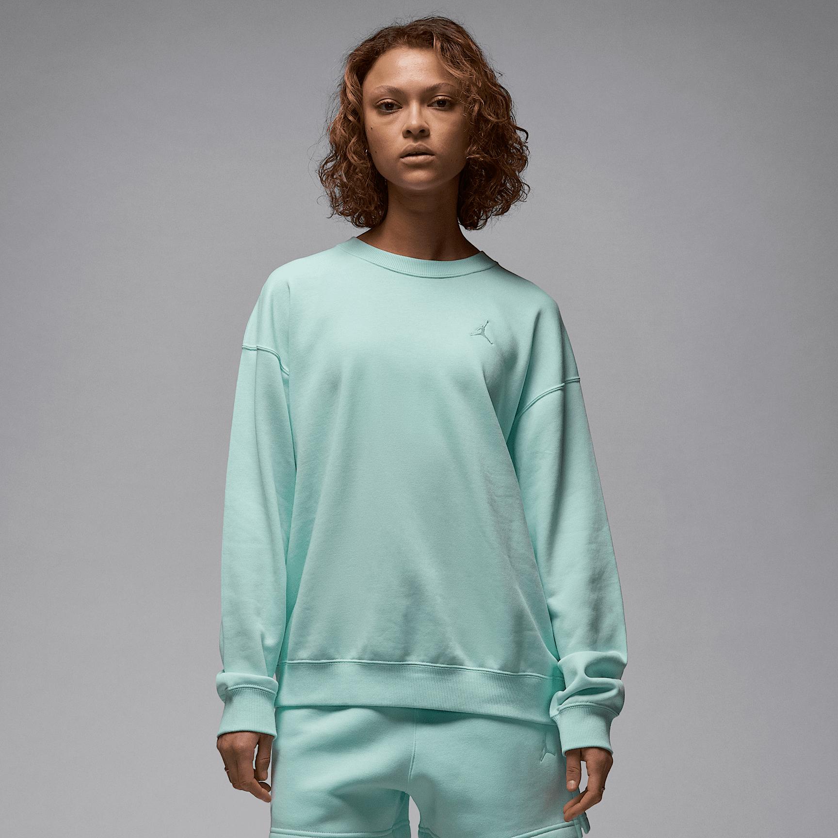 Womens Jordan Brooklyn Fleece French Terry Crew-Neck Sweatshirt | HJ1353-357 Product Image