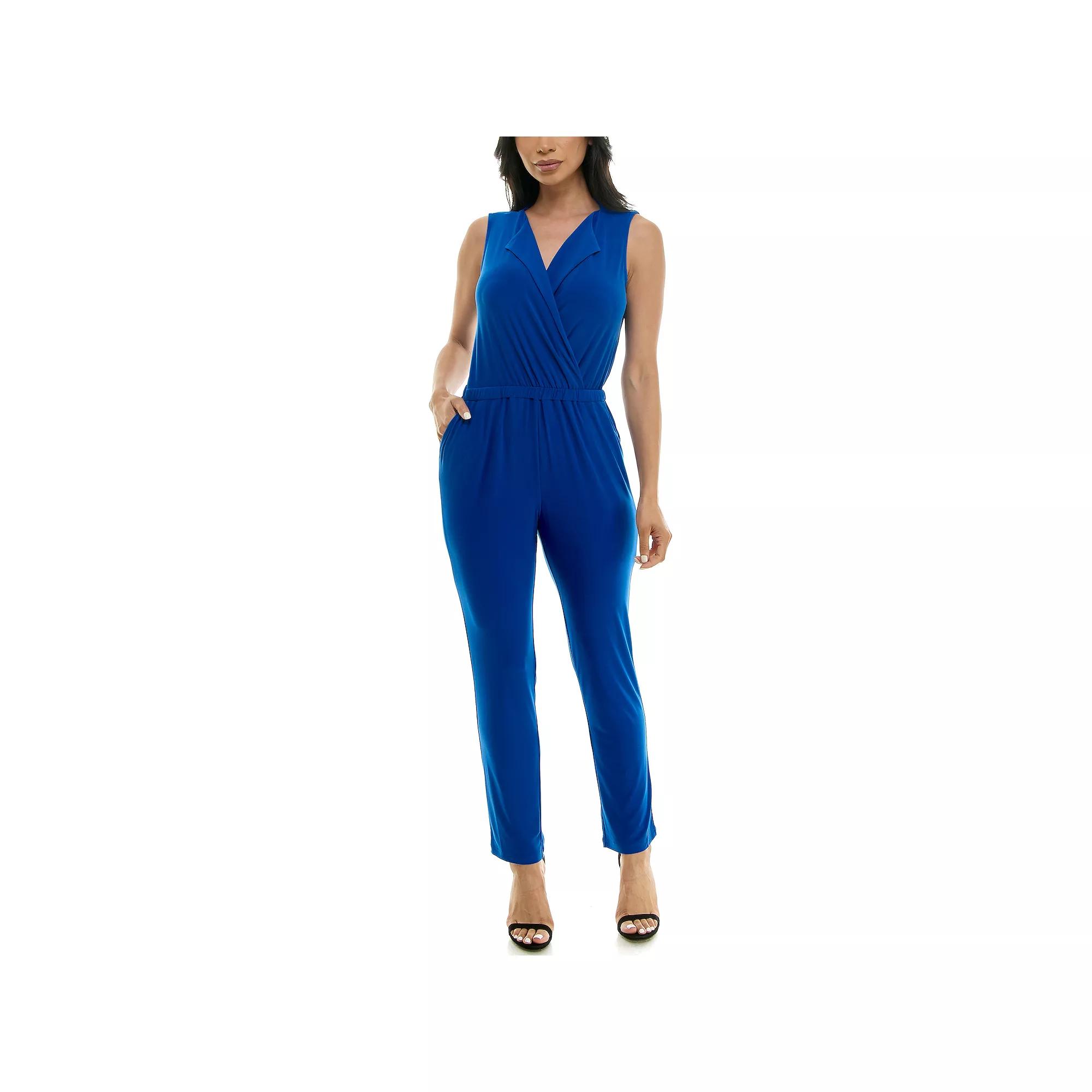 Women's Nina Leonard Collared Jumpsuit,  Product Image