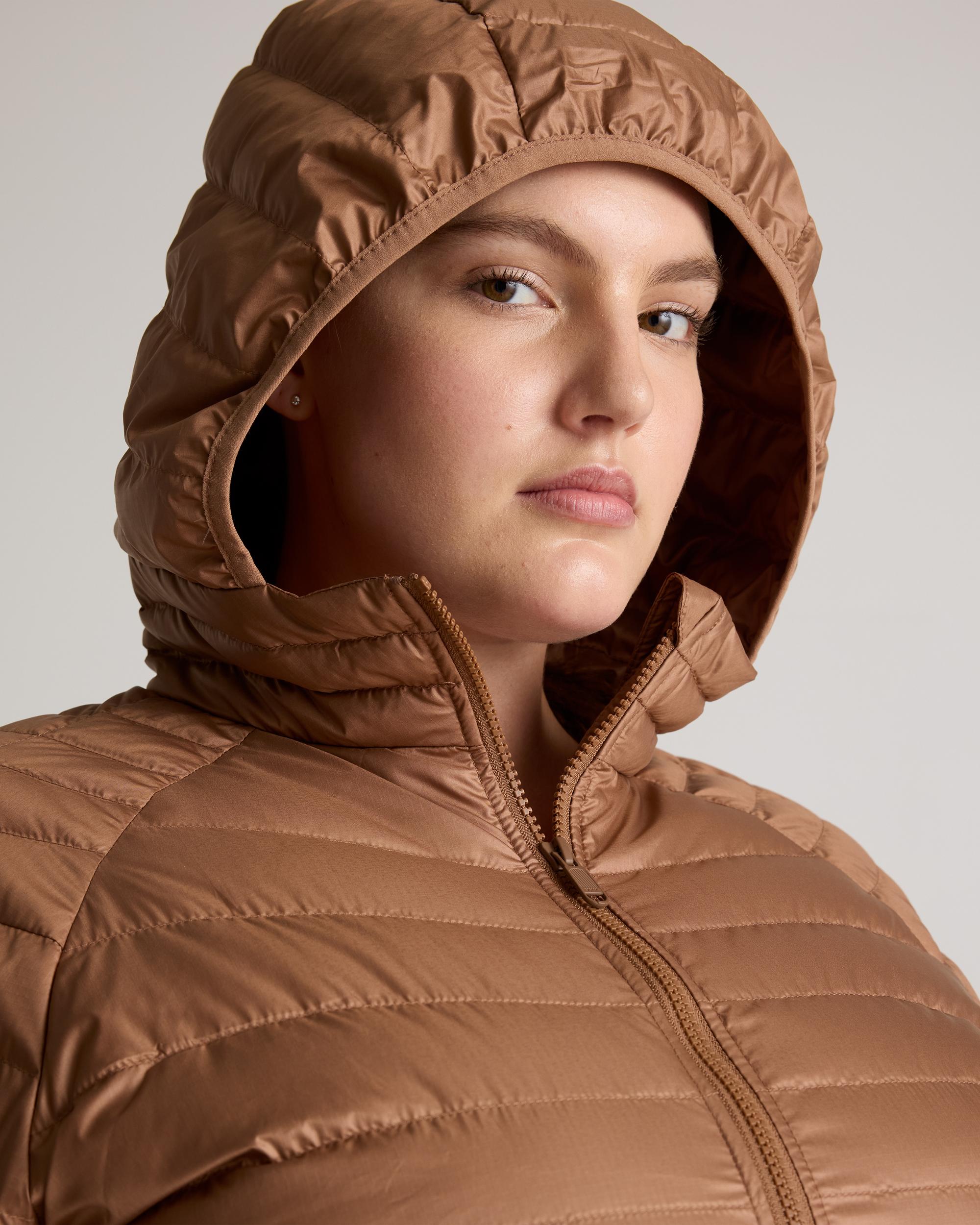 Quince | Women's Lightweight Down Packable Long Puffer Jacket Recycled Polyester Product Image