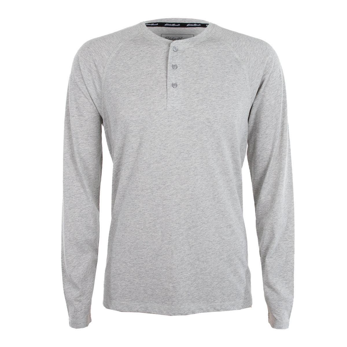 Eddie Bauer Men's Dream Knit Henley Long Sleeve Shirt Product Image