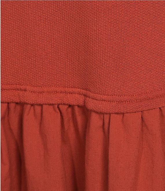 C&V Chelsea & Violet Media Mixed Peplum Dress Product Image